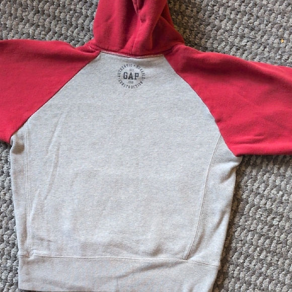 GAP Kids Hoodie in Red and Gray - Picture 5 of 8